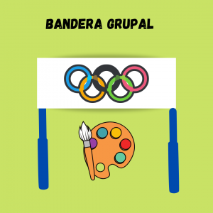 Bandera para las olimpiadas